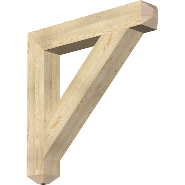 Ekena Millwork Traditional Craftsman Rough Sawn Bracket, Douglas Fir, 6"W x 40"D x 40"H BKT06X40X40TRA04RDF - main